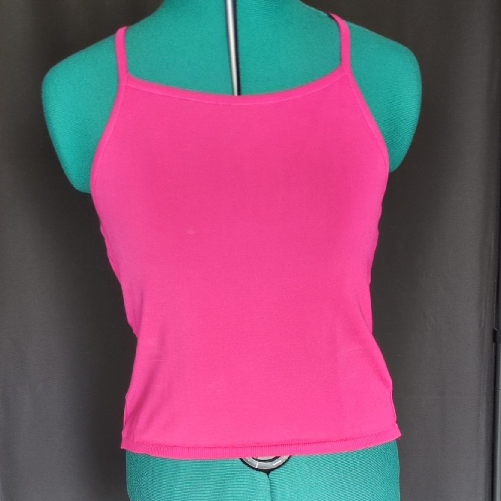 Laundry by Shelli Segal Pink Women's Woven tank sweater